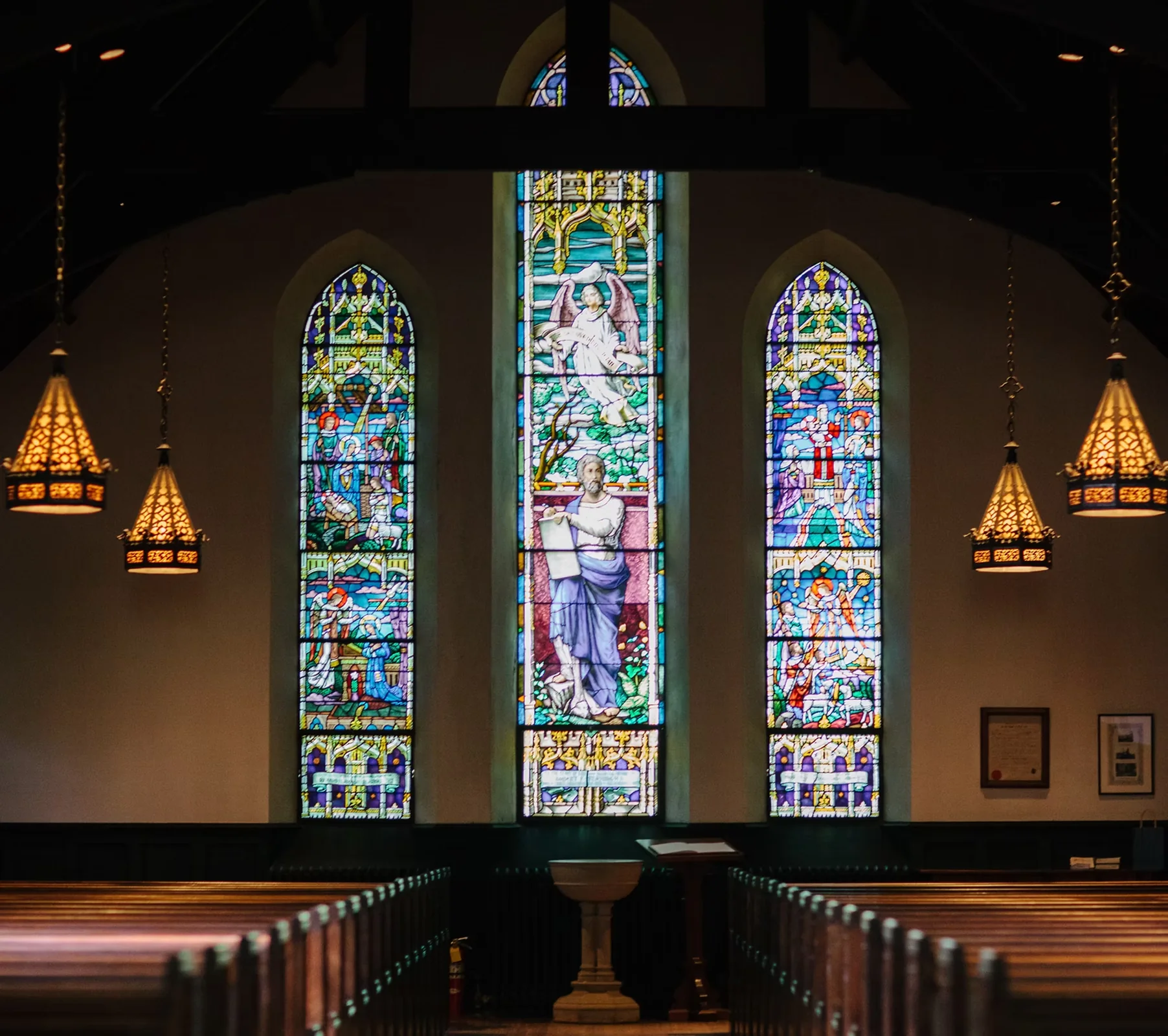Church interior for the Unboxing Church initiative