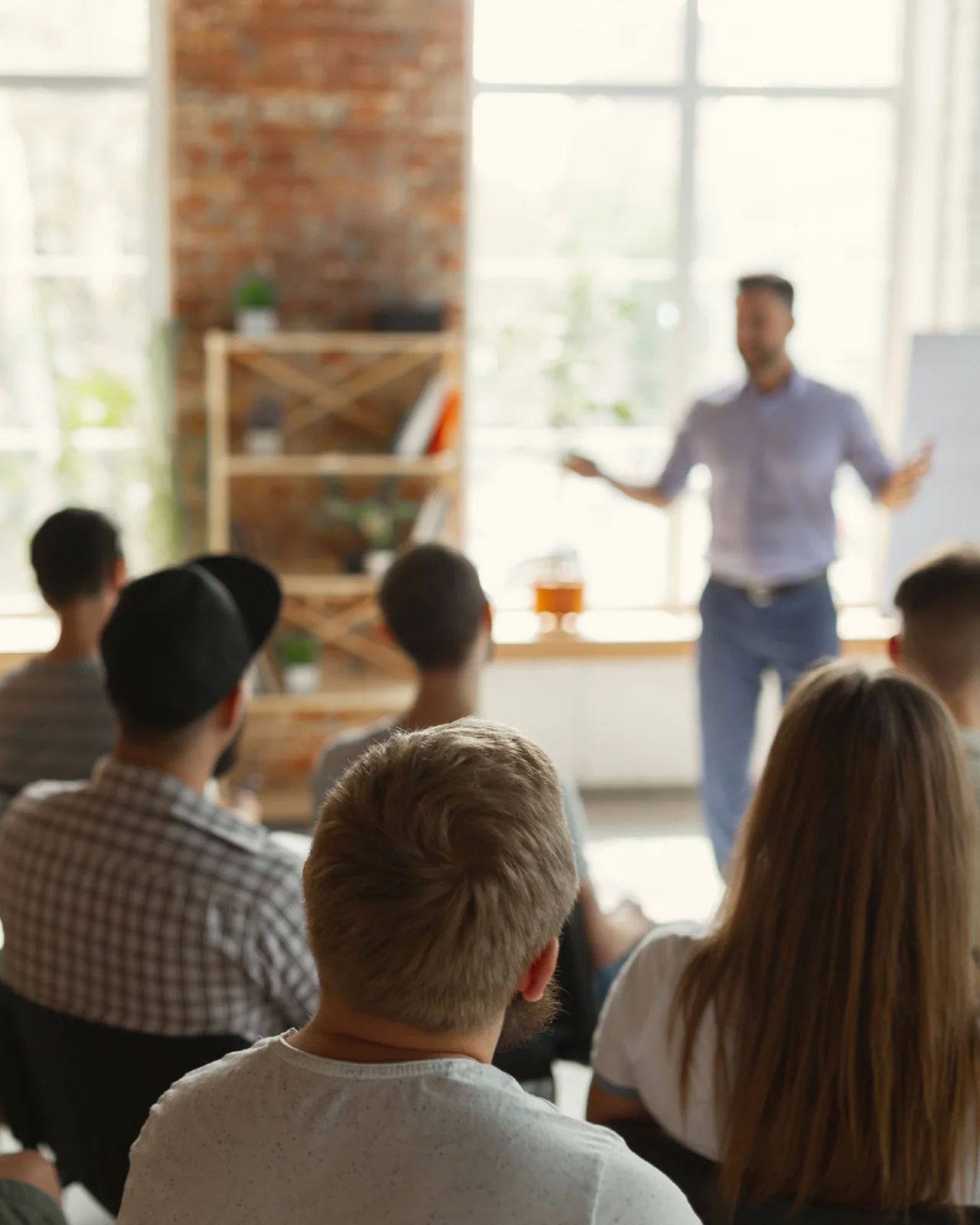 A leadership training session